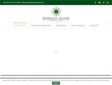 Tablet Screenshot of esparragosbelloso.com